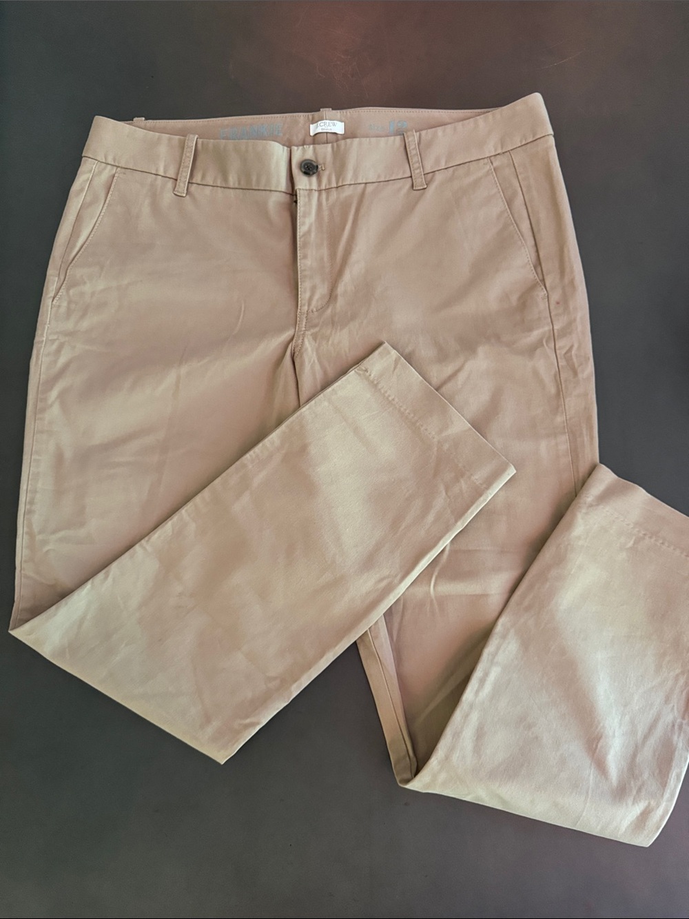 J. Crew Women’s Slim Chinos in Light Tan